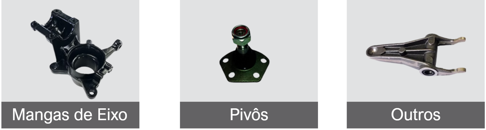 Produtos MAZI - Mangas de Eixo, Pivôs e Outros
